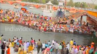 Har Ki Pauri in Haridwar Uttarakhand [upl. by Weidner]