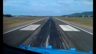 COCKPIT VIEW  B737 landing Alghero AHOLIEA RWY 20 [upl. by Asirac]