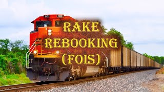 Rake Rebooking and RR Generation  FOIS [upl. by Hgieleak296]