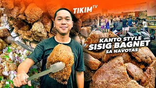 CRISPY SISIG BAGNET sa NAVOTAS SOLD OUT Everyday  SISIG NI MUTIK Story  TIKIM TV [upl. by Hamid]