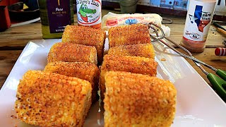 Air Fryer Corn on the Cob  Olive Oil VS Butter [upl. by Lou241]