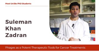 Meet Suleman Khan Zadran PhD Student  Phages as a therapeutic tools for cancer treatments [upl. by Nnylyma]