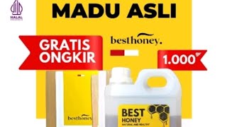 Best honey madu multiflora 1000g Natural and healthy [upl. by Herrmann940]