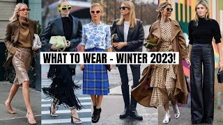 10 Winter Fashion Trends to Wear NOW [upl. by Alleahcim]