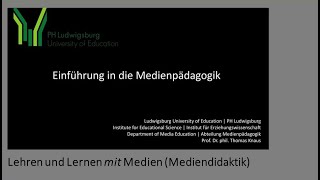 20 Einführung Medienpädagogik 6 Lehren amp Lernen MIT Medien 3 SAMRModell und erste Beispiele [upl. by Analos]