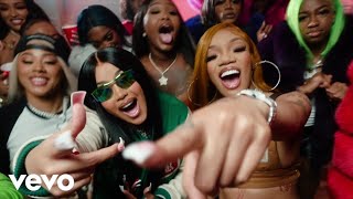 GloRilla Cardi B  Tomorrow 2 Official music video [upl. by Hareehahs]