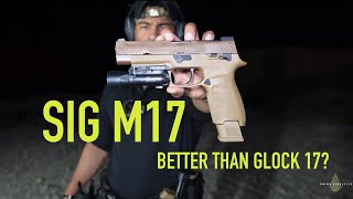 SIG P320 M17 REVIEW  TRAINING RANGE DAY [upl. by Oletha]