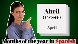 The Months of the Year Song in Spanish  Canción de Los Meses del Año [upl. by Ayote]