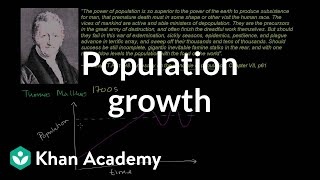 Thomas Malthus and population growth  Cosmology amp Astronomy  Khan Academy [upl. by Antebi]