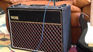 1964 JMI Vox AC30 Top Boost Demo  U2 stuff [upl. by Assyla92]