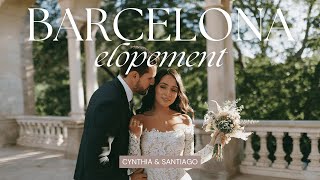 Barcelona Elopement Wedding Video [upl. by Barncard]