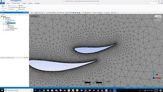 Ansys 2D Wing Simulation [upl. by Lerrud686]