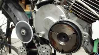 Centrifugal Clutch Installation on the 80cc Chinese 2stroke motorized bicycle engine [upl. by Mcarthur]