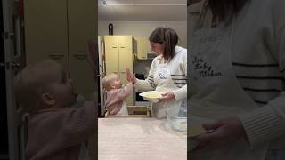 Cooking with my 22 month old 😩 baby momlifevibes cookingchannel chillbaby momlife dailyvlog [upl. by Ayanej351]