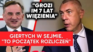 Giertych w Sejmie zapowiada quotGrozi im 7 lat więzieniaquot Padły nazwiska [upl. by Cibis]