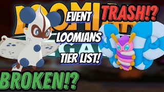 RANKING EVERY SINGLE EVENT LOOMIAN besides reskins  Loomian Legacy PVP [upl. by Ailuig195]