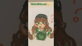 Aesthetic drawing animation art drawing [upl. by Camroc]