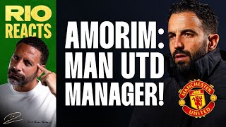 New Man United Manager Rúben Amorim Announced  What Does This Mean For Ruud  Rio Reacts [upl. by Saidee645]