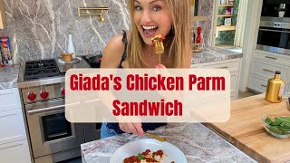 Weeknight Chicken Parm Sandwich  Giada De Laurentiis [upl. by Marucci]