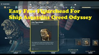 Assassins Creed Odyssey  How To Get A free easy Figurehead For your Ship [upl. by Froehlich]