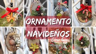 Cómo hacer ornamentos navideños con suculentas🎄 [upl. by Spoor]