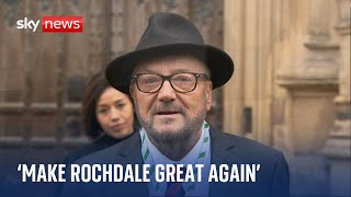 George Galloway Its my job to make Rochdale great again [upl. by Llerraj883]