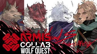 【ARMIS COLLAB】 WolfQuest Ive been practicing my Alpha Snarl [upl. by Nannek926]