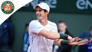 Radek Stepanek v Andy Murray Highlights  Mens Round 1 2016  Roland Garros [upl. by Ayotnom]