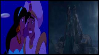 Aladdin  A Whole New World 2019 vs 1992 Comparison [upl. by Einnim]