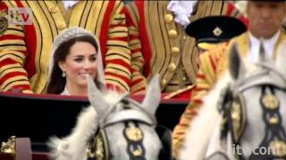 The Royal Wedding  The Procession  ITV [upl. by Bartholomeus320]