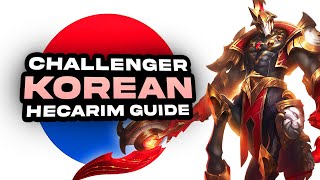 DOAENELS KOREAN CHALLENGER HECARIM GUIDE  Runes Builds amp Pathing [upl. by Tawney425]