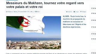 Algérie Via APS Donne Un Conseil DAmi Au Makhzen Et Son Caniche Tous Les Harkos Se Reconnaissent [upl. by Barta444]