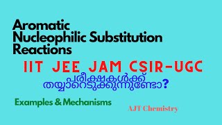 Aromatic Nucleophilic Substitution Reactions Examples amp Mechanisms AJT Chemistry [upl. by Leinto]