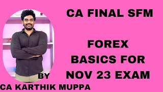 CA FINAL SFM FOREX CROSS RATES BASICS part 2 [upl. by Arima]