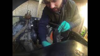 Land Rover 300tdi radiator amp intercooler removal [upl. by Calendra]