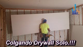 colgando drywall solo consejos y mas [upl. by Sidoeht]