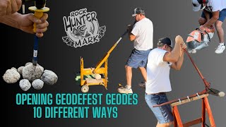 Opening Geodefest Geodes 10 Ways [upl. by Attegroeg117]