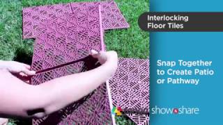 Product review Interlocking Floor Tiles [upl. by Nyliahs]