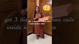 Discount Coupon inside  Koskii Saree Review  Koskii Saree Haul  koskii [upl. by Franciska]