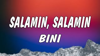 BINI  Salamin Salamin Lyrics [upl. by Rufe]