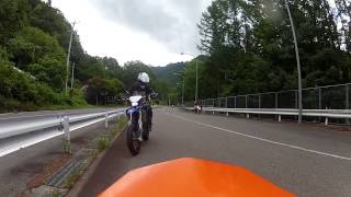 WR250F POWER KTM690SMC vs WR250F [upl. by Peskoff]