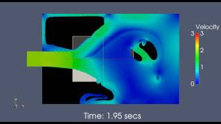 LSDYNA CFD Flow through porous media Resin Transfer Molding problem [upl. by Llertnac424]