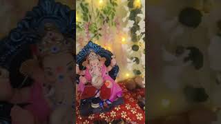 Shankar aane Parvati manewar basle Ganpati🫣❤️😍trending trend trend bappa moriya bappa [upl. by Aliuqaj]