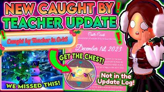 WE MISSED THIS IN THE WINTER UPDATE GET THE CHEST BEFORE THE TEACHER CATCHES YOU ROBLOX Royale High [upl. by Morten]