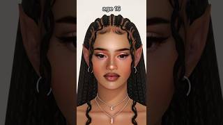 Age up with my sim 😌 I love the results 😱😱 ts4 shorts thesims4 [upl. by Ahtilat]