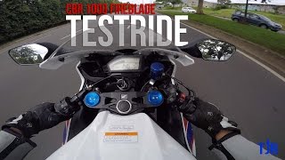 CBR 1000 RR FIREBLADE TESTRIDE bukan review [upl. by Cade281]