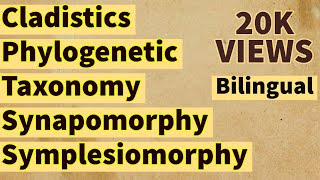 Cladistics  Phylogenetic Taxonomy  Synapomorphy  Symplesiomorphy  CSIR NET Life Sciences [upl. by Anilek792]