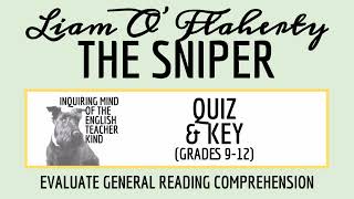 quotThe Sniperquot by Liam OFlaherty Quiz and Answer Key for High School [upl. by Saiasi461]