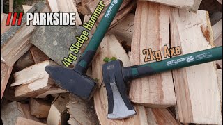 2kg Axe amp 4kg Sledge Hammer  PARKSIDE® [upl. by Ahsirtap2]