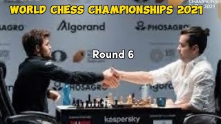 Magnus vs Nepo World Chess Championship 2021  Round 6 [upl. by Schnur225]